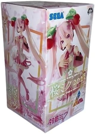 SEGA GOODS Hatsune Miku - Sakura Miku 2023 - Statuette Luminasta 21cm One Size Rosa, Weiss, One Size