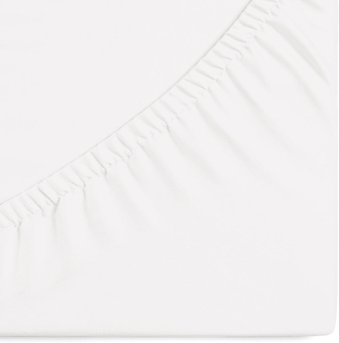 BURRITO BLANCO 100% A8-Baumwolle, Verstellbares Betttuch Für EIN Doppelbett Von 160x190 cm Bis Zu 16