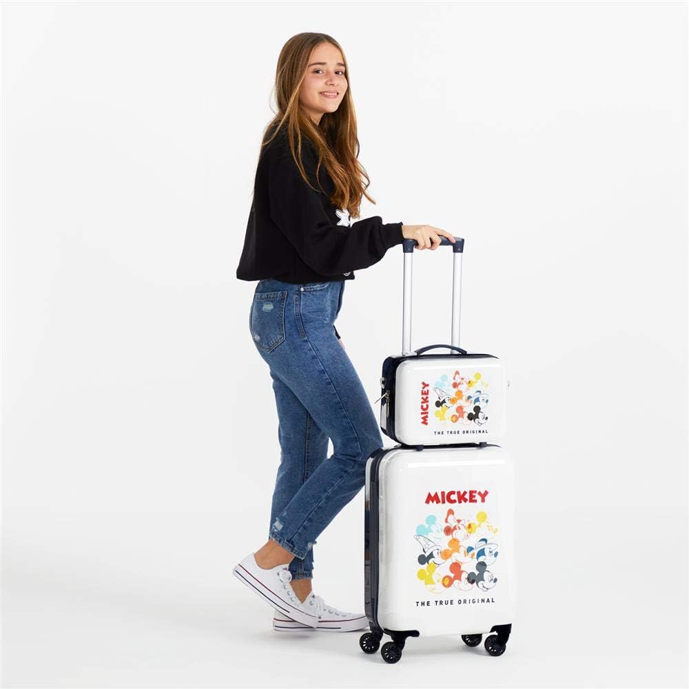 Disney Mickey Magic Anpassungsfähiger Schönheitsfall Weiss 29x21x15 cms ABS Anpassungsfähige Caras,