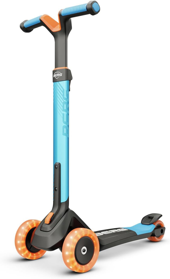 Kinderroller BERG Nexo, Kinderscooter ab 2 Jahre, Mit LED-Räder Zubehör, Mint Blau, Blau