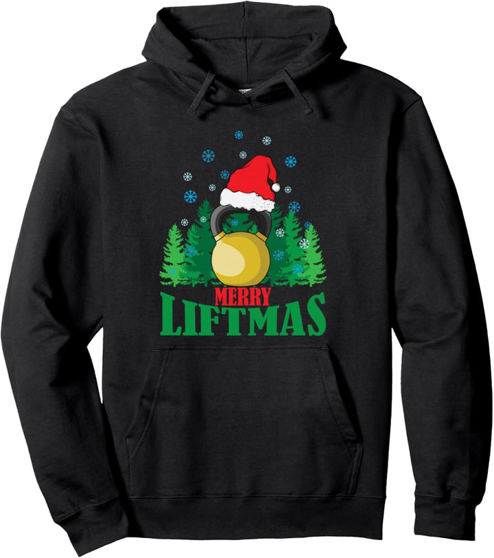 Pumps Training bei Weihnachtssport Pullover Hoodie
