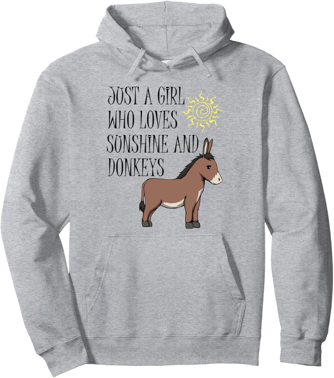 Mädchen mag Baby Esel Lustige Maultier Pullover Hoodie