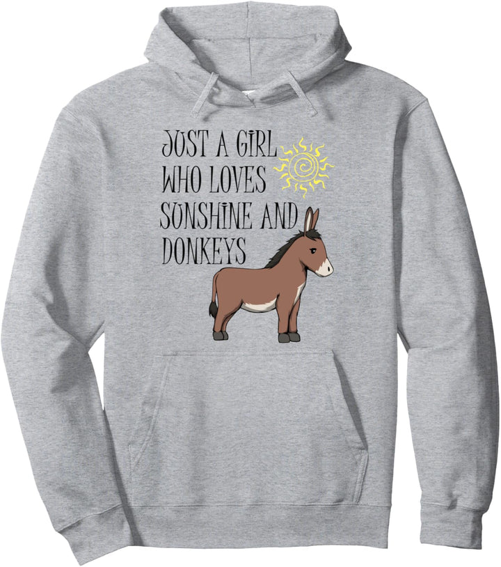 Mädchen mag Baby Esel Lustige Maultier Pullover Hoodie