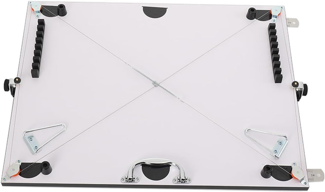 A2 Zeichenbrett, 60x45cm Professionelles Zeichenplatte mit Paralleler Bewegungsstange und 2 Druck St