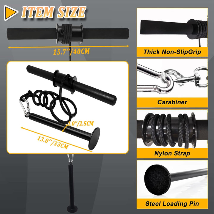 Unterarmtrainer Hochwertiger Handgelenkroller Profi Hand und Handgelenkstrainer Gym Wrist Curl Exerc