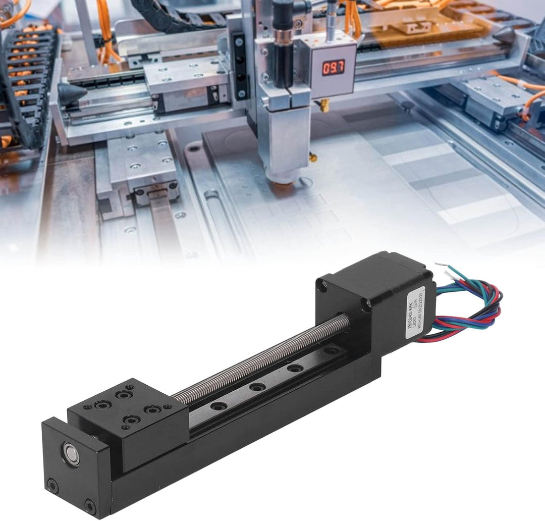 100 Mm Hub Schiebetisch 28 Schrittmotor Linearschiebetisch Einschienen-Linearbewegungstisch X Y Z-Ac