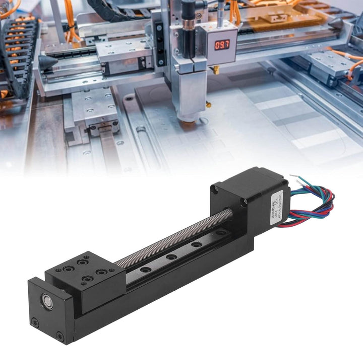 100 Mm Hub Schiebetisch 28 Schrittmotor Linearschiebetisch Einschienen-Linearbewegungstisch X Y Z-Ac