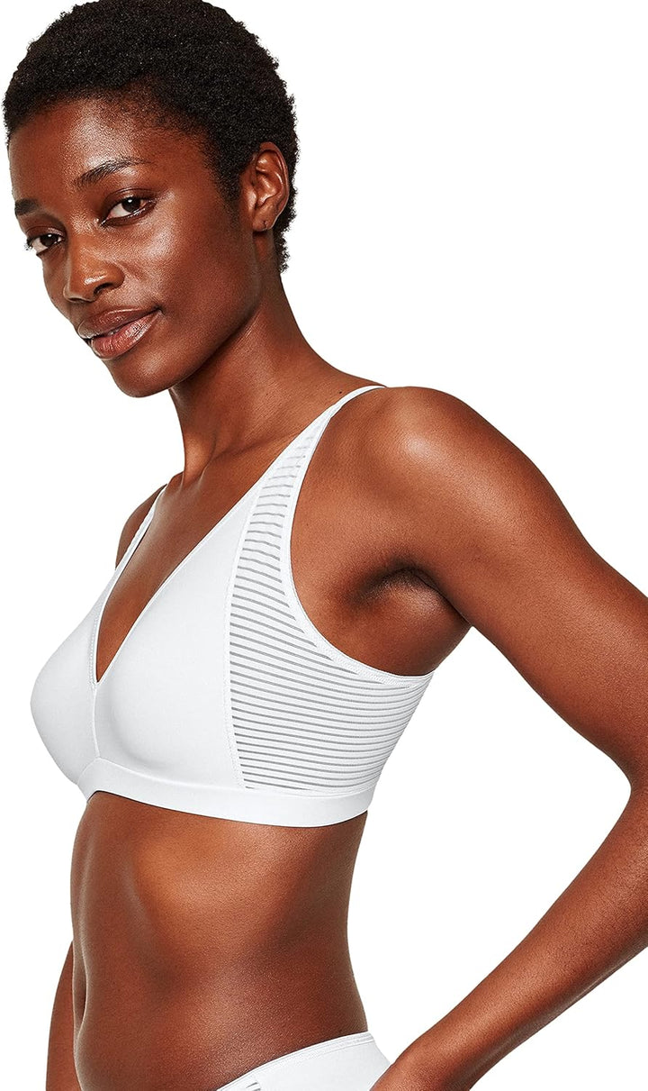 Naturana Sportlicher Soft-BH, Weiss