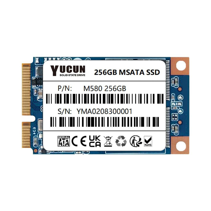 YUCUN MSATA III Interne Solid State Drive 256GB SSD, 256GB
