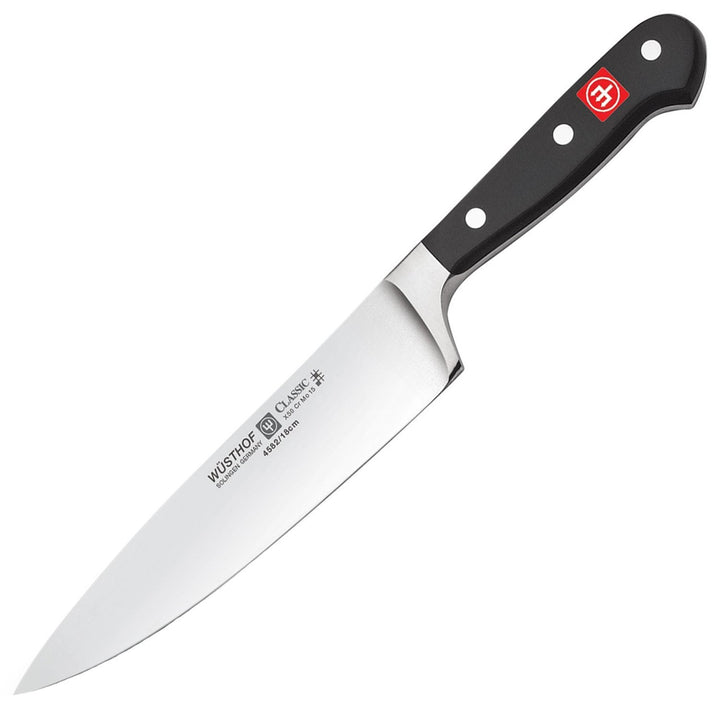 Wüsthof Kochmesser, Classic (4582-7/18), 18 cm Klingenlänge, geschmiedet, rostfreier Edelstahl, brei