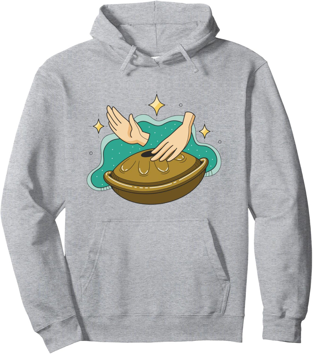Handpan Musikinstrument Musikhand Pullover Hoodie