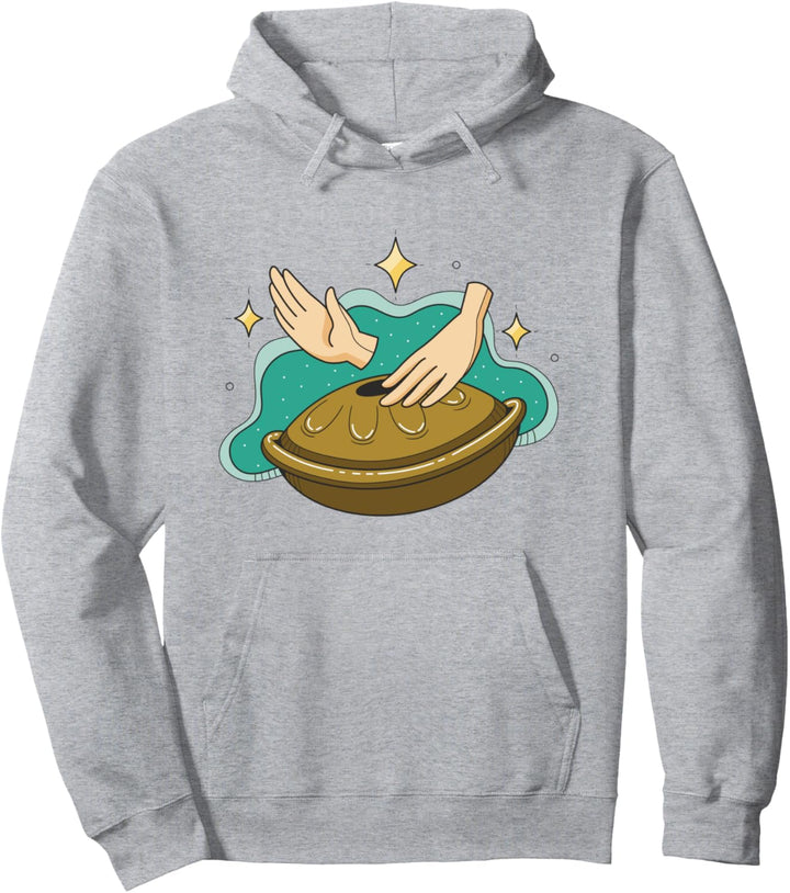 Handpan Musikinstrument Musikhand Pullover Hoodie
