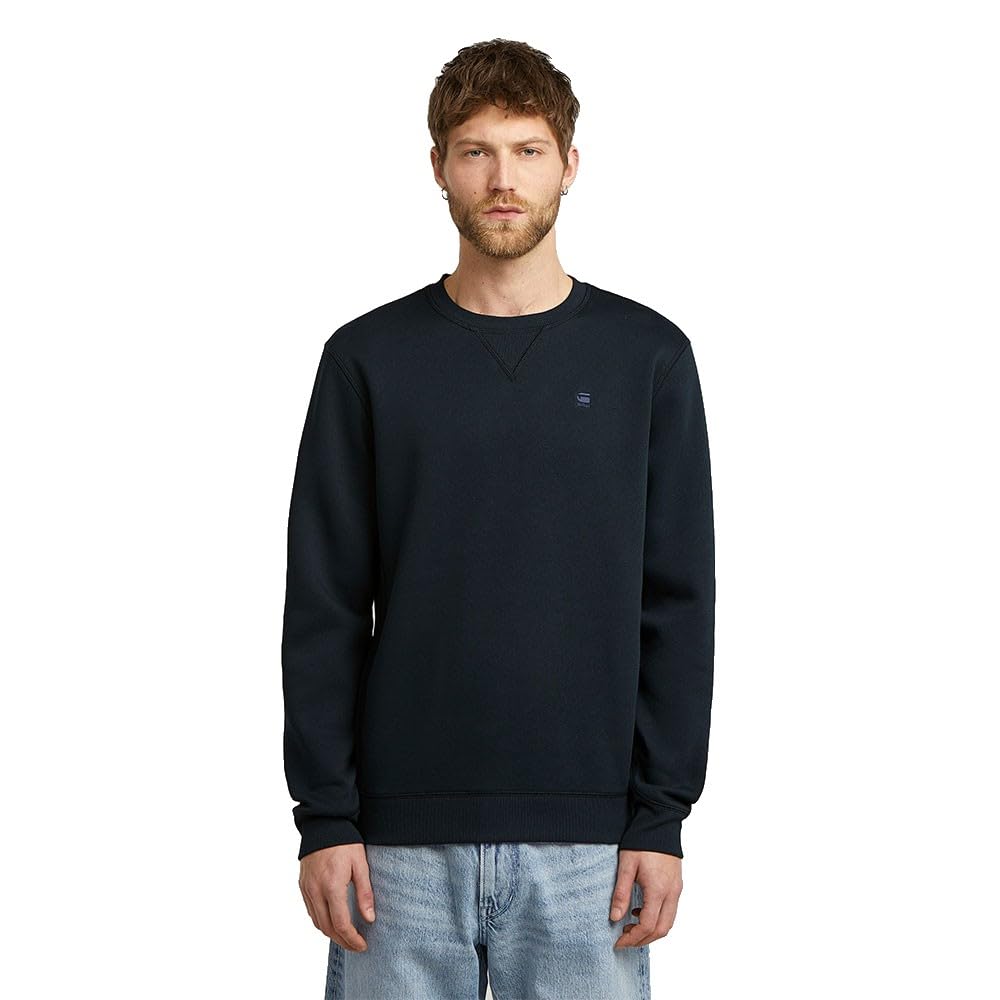G-Star Herren Premium Core Sweater Sweatshirt XS Blau (Salute D16917-c235-c742), XS Blau (Salute D16