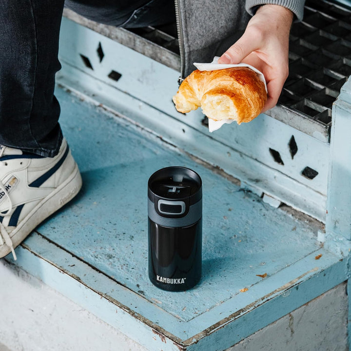 Kambukka Thermobecher 300ml - Kaffeebecher to go aus Edelstahl - Auslaufsicher & dicht - Isolierbech