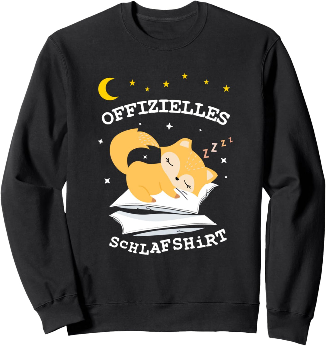 Offizielles Schlafshirt Fuchs pyjama Schlafanzug Sweatshirt