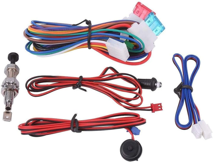 Auto Sicherheitssystem, universelles Auto Alarm Sicherheit Schutz System Keyless Entry mit 2 Fernbed