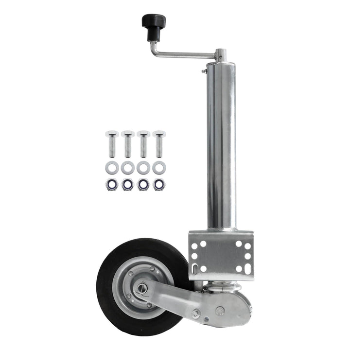 The Drive | Anhänger Stützrad 400KG | vollautomatik | Ø 60mm Rohr mit Anbauflansch | perfekt für Anh