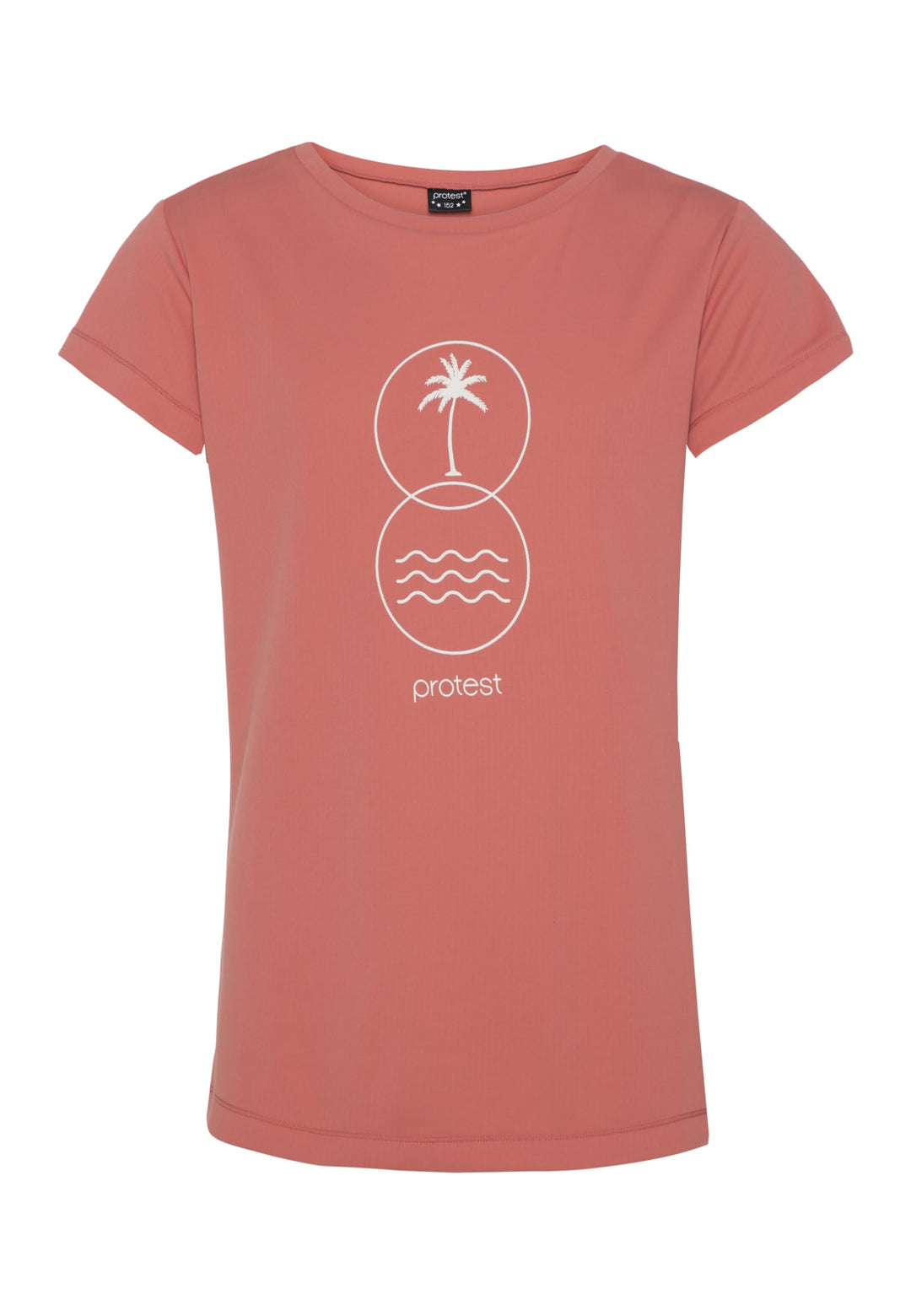 Protest Mädchen Rashguard Short Sleeve PRTAMELIA JR 128 Cottagerust, 128 Cottagerust