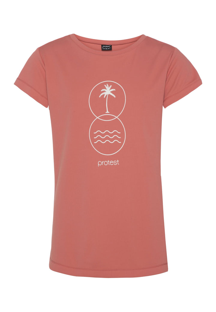 Protest Mädchen Rashguard Short Sleeve PRTAMELIA JR 116 Cottagerust, 116 Cottagerust