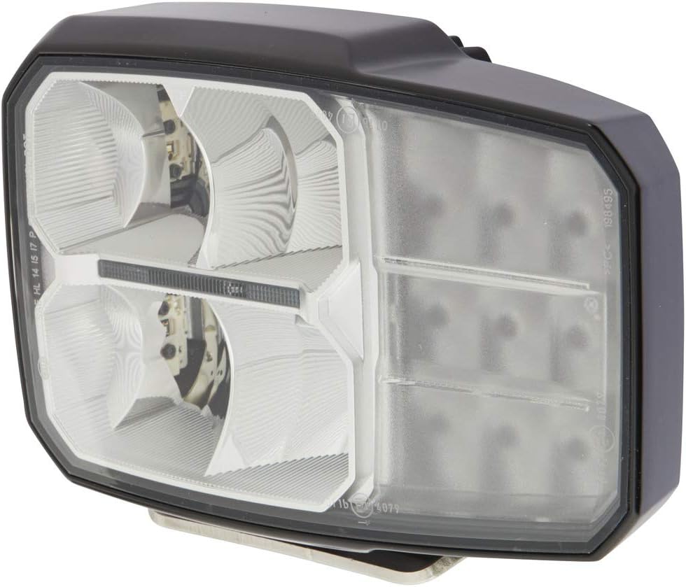 HELLA - LED-Hauptscheinwerfer - C140 - 24/12V - Anbau - Lichtscheibenfarbe: transparent - Stecker: D