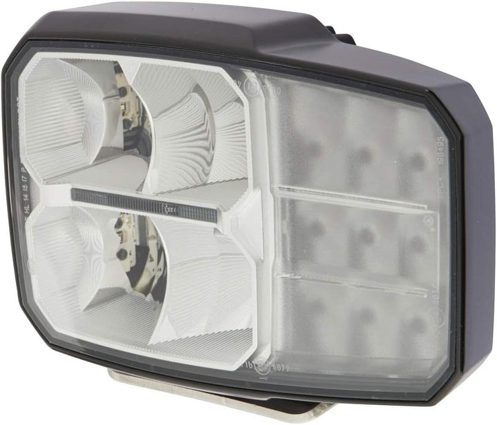 HELLA - LED-Hauptscheinwerfer - C140 - 24/12V - Anbau - Lichtscheibenfarbe: transparent - Stecker: D