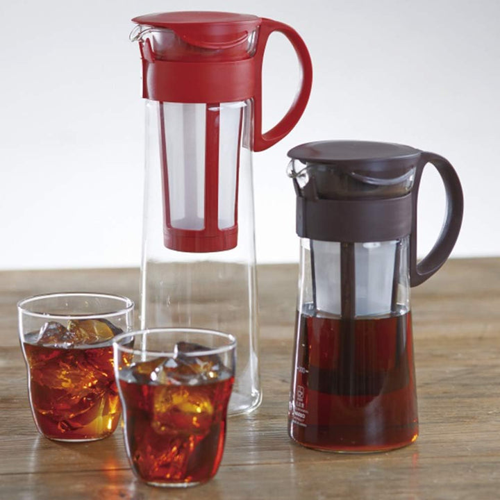 HARIO Cold Brew Ice Coffee Maker Mizudashi, 600 ml, Braun Braun 600 ml Retro, Braun 600 ml Retro