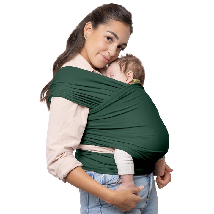 Boba Babytragetuch ab Geburt bis 15 kg - Kuschelweiche &amp; Atmungsaktive Bambusviskose, Tragetuch Baby