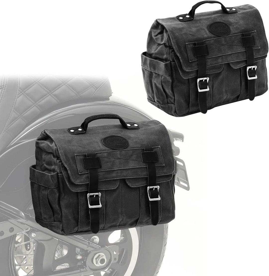 Craftride 2X Seitentasche für Keeway Superlight 125 CV1 schwarz