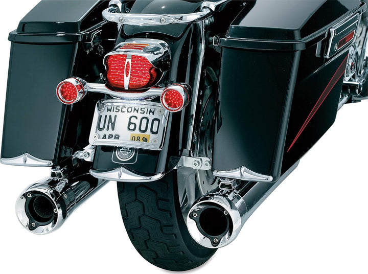 Kuryakyn 8640 Motorradzubehör: Hinterer Kotflügel-Akzentspitze für Harley-Davidson 2002–08 Motorräde