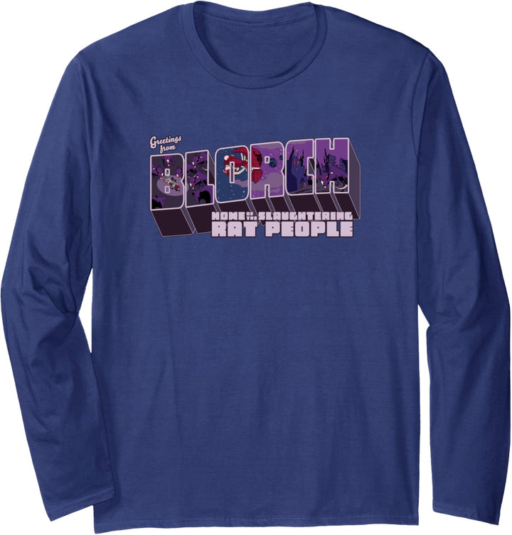 Invader Zim Greetings From Blorch Langarmshirt