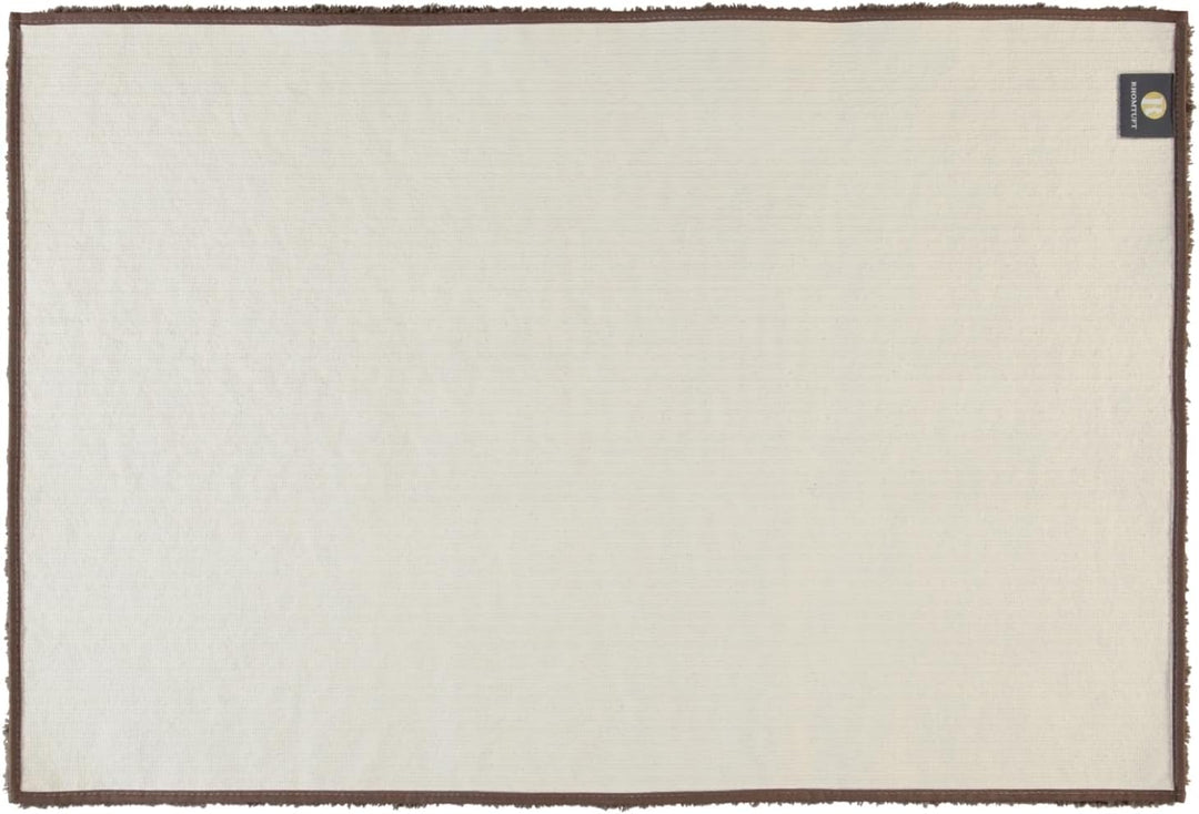 Rhomtuft Badteppiche Square Taupe - 58 70x120 cm, 70x120 cm