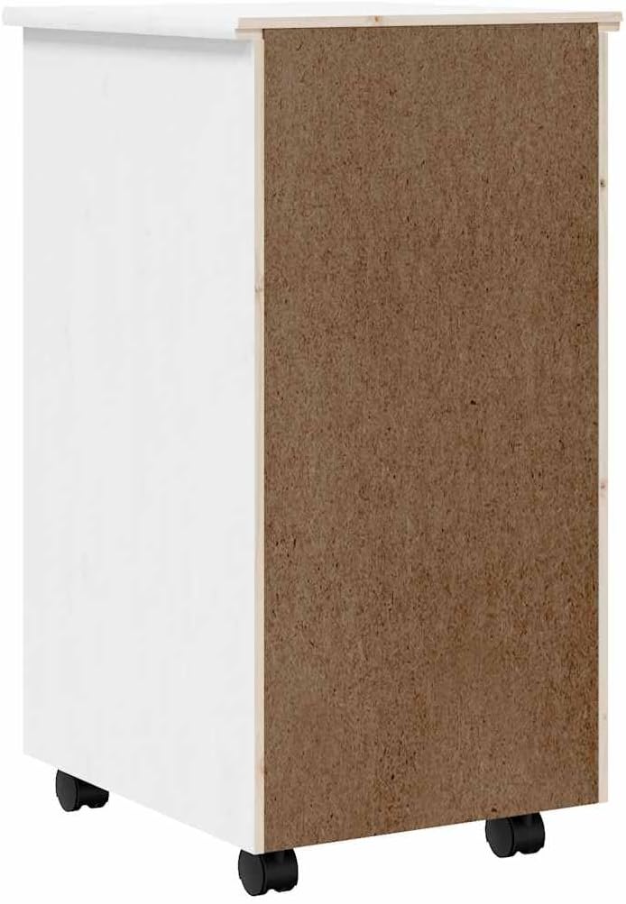 vidaXL Rollschrank, Rollcontainer mit 6 Schubladen, Kommode Schubladenschrank mit Rollen, Büroschran