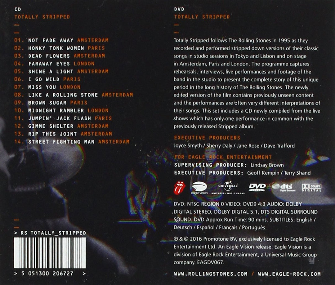 The Rolling Stones - Totally Stripped, Audio-CD