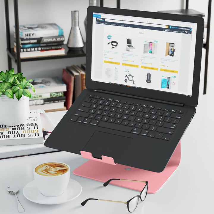 Slabo Notebookhalterung Laptopständer für MacBook/MacBook Air/MacBook Pro/alle Notebooks/Laptops Alu
