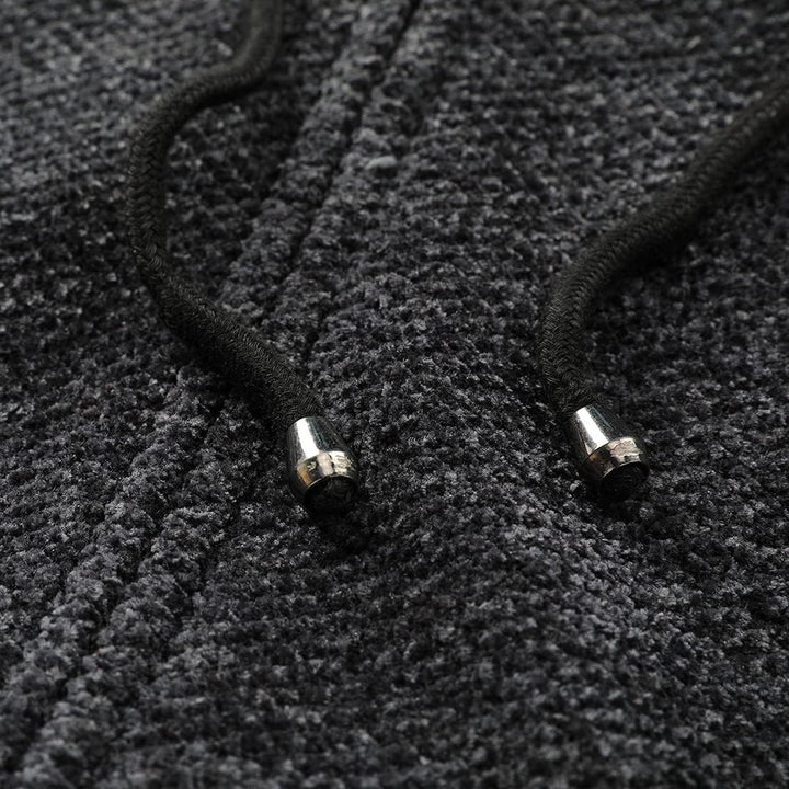 Allthemen Herren Strickjacke mit Kapuze Lang Gefüttert Cardigan Grobstrick Kapuzenjacke Kapuzenpullo