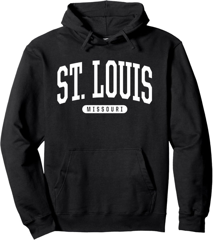 College Style St. Louis Missouri Souvenir Geschenk Pullover Hoodie