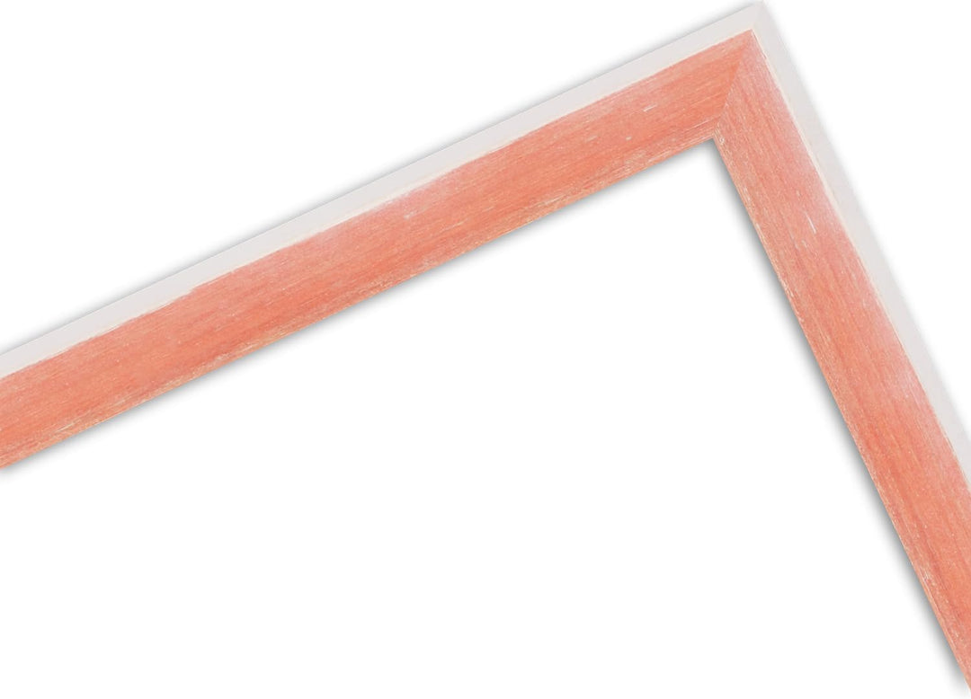 WANDStyle Bilderrahmen für Kinderzeichnungen, Apricot Kinderbilderrahmen 28x35 cm, Bilderrahmen Kind