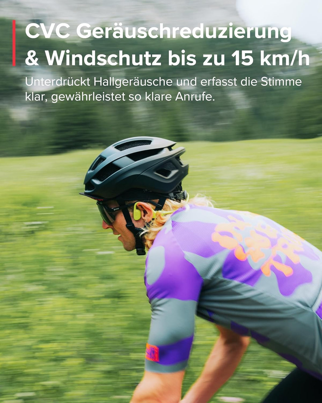 SUUNTO Sonic Knochenschall Kopfhörer, Open-Ear Bone Conduction Bluetooth Sport Kopfhörer, Verbessert