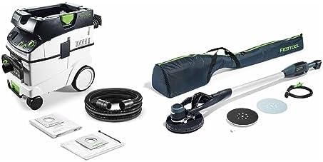 Festool Langhalsschleifer LHS-E 225/CTL36-Set PLANEX (mit Schleifteller, Transporttasche, Absaugmobi