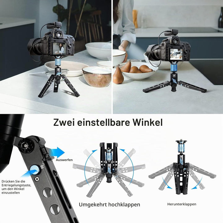 SIRUI P-424FS Einbeinstativ für Kamera, Modular, 3-in-1, Einbeinstativ aus Kohlefaser, mit Stativhal