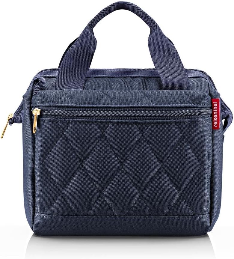 reisenthel Unisex Allrounder Cross Einkaufskorb 22 x 24 x 13 Rhombus Midnight Gold, 22 x 24 x 13 Rho