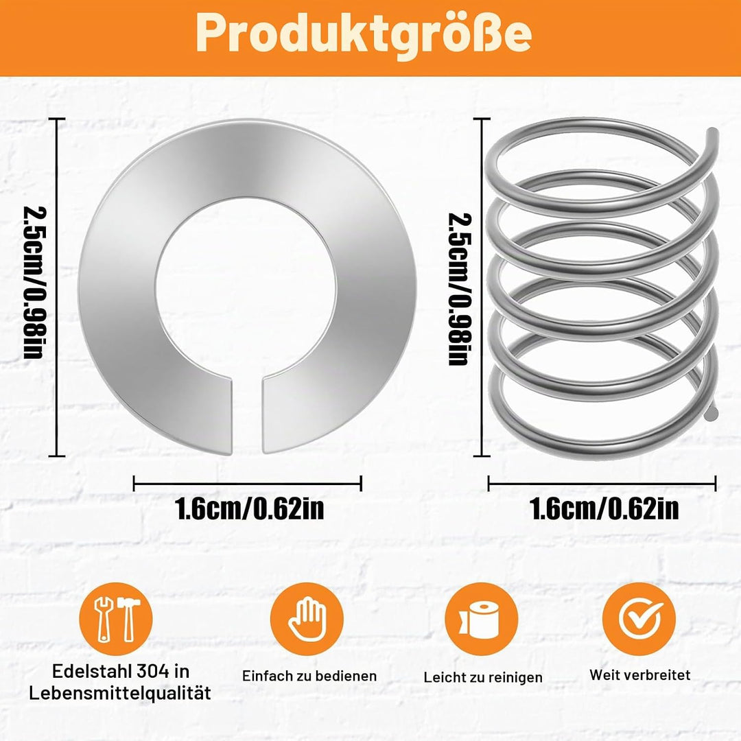 4 Pack Edelstahlfeder und Unterlegscheibe passend für Kitchen Aid Standmixer 3.5/4/5/6/7/8Qt Kitchen