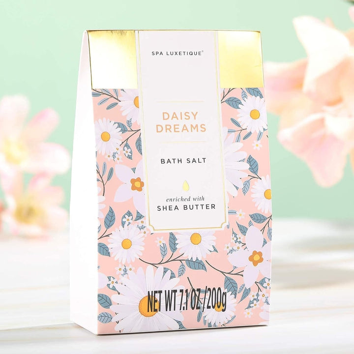 SPA LUXETIQUE Damen Bade Geschenkset - Beauty Set für Sie 12tlg Geburtstagsgeschenk, Gänseblümchendu