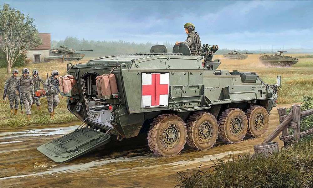 Trumpeter 01559 Modellbausatz M1133 Stryker MEV, Verschiedene
