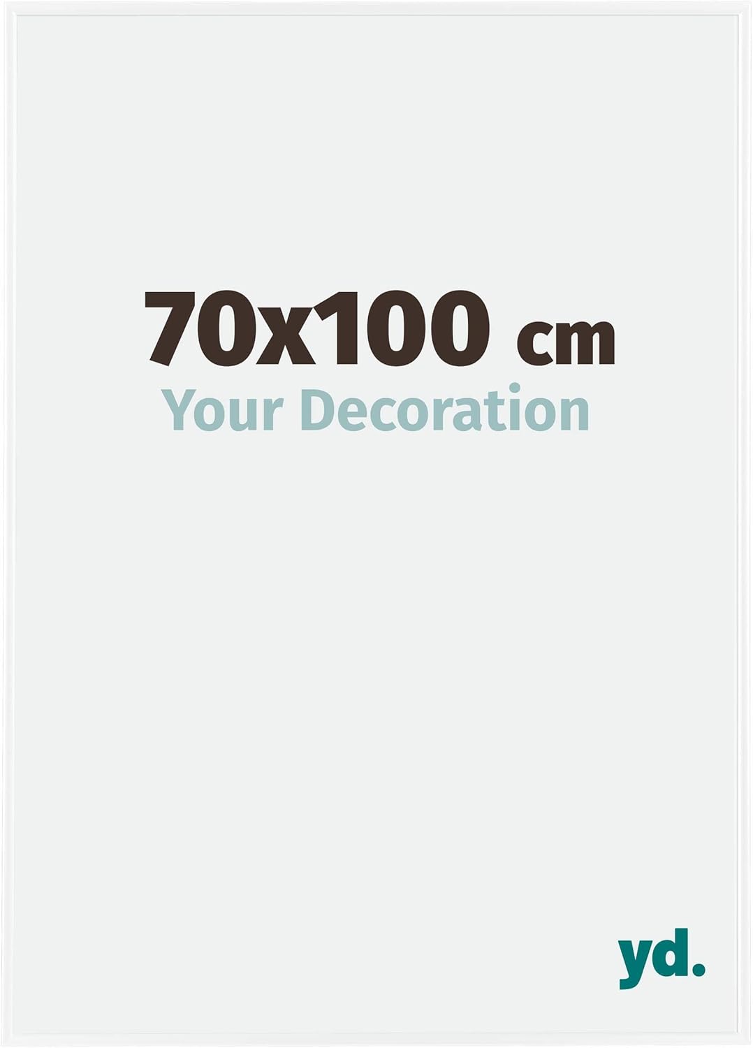 yd. Your Decoration - Bilderrahmen 70x100 cm - Bilderrahmen aus Kunststoff mit Acrylglas - Antirefle