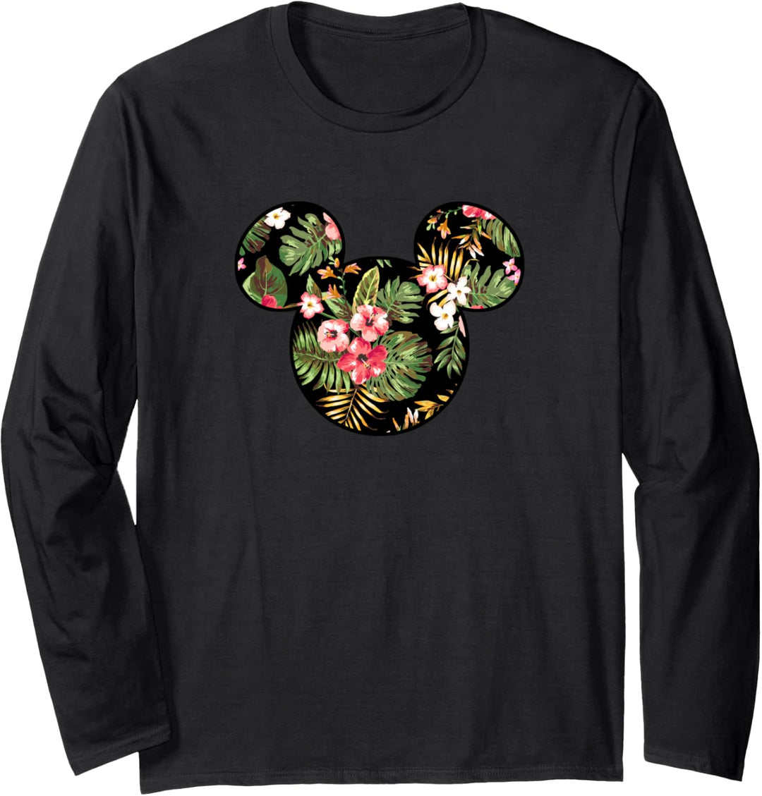 Disney Mickey And Friends Mickey Mouse Tropical Fill Langarmshirt