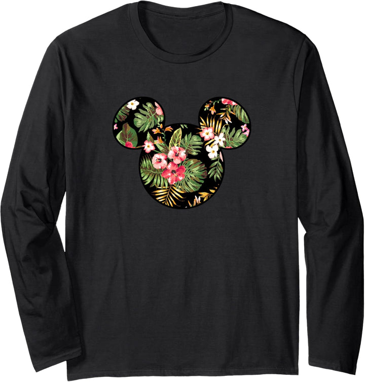 Disney Mickey And Friends Mickey Mouse Tropical Fill Langarmshirt