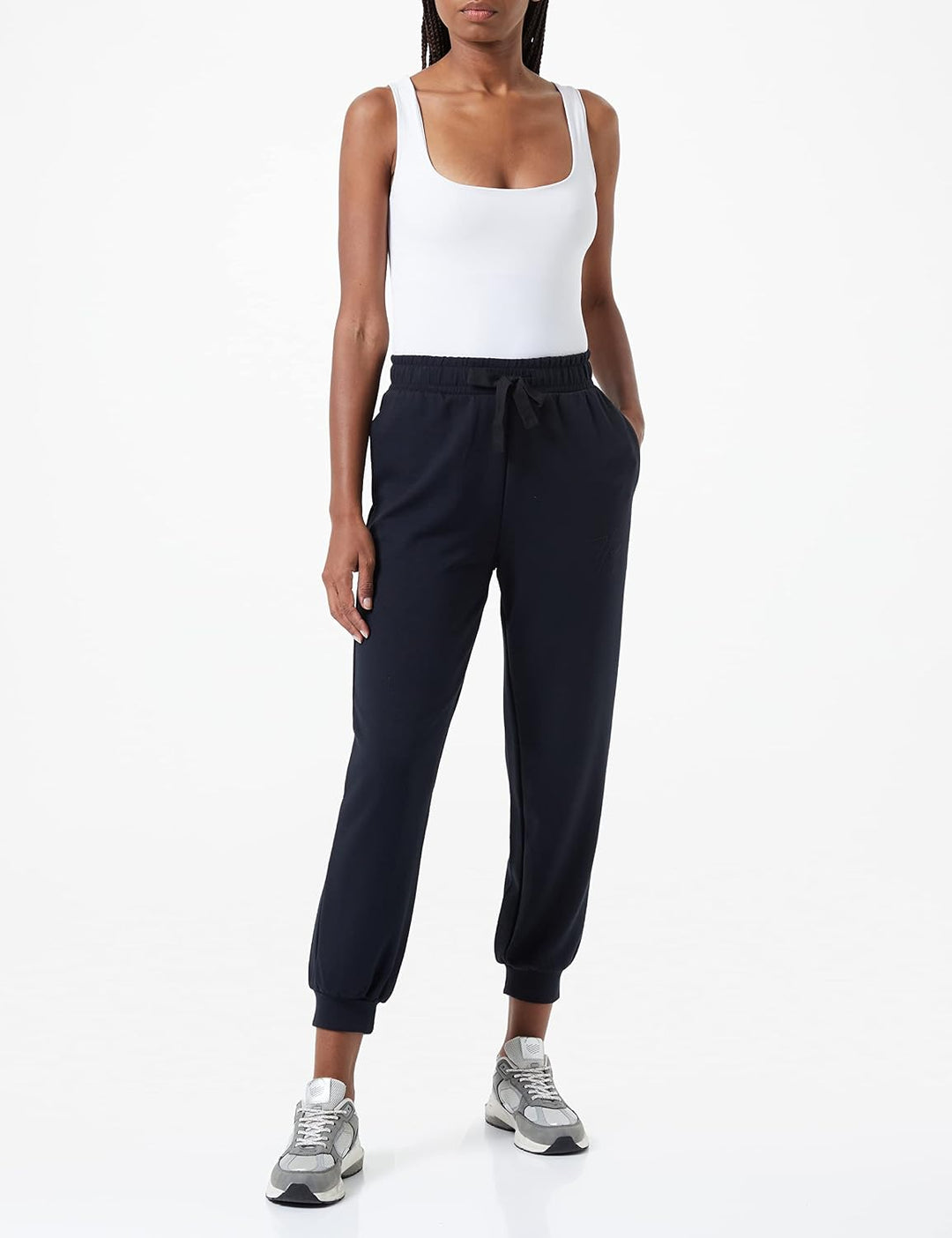 HUGO Damen Smooth_Pants Freizeithose S Black1, S Black1