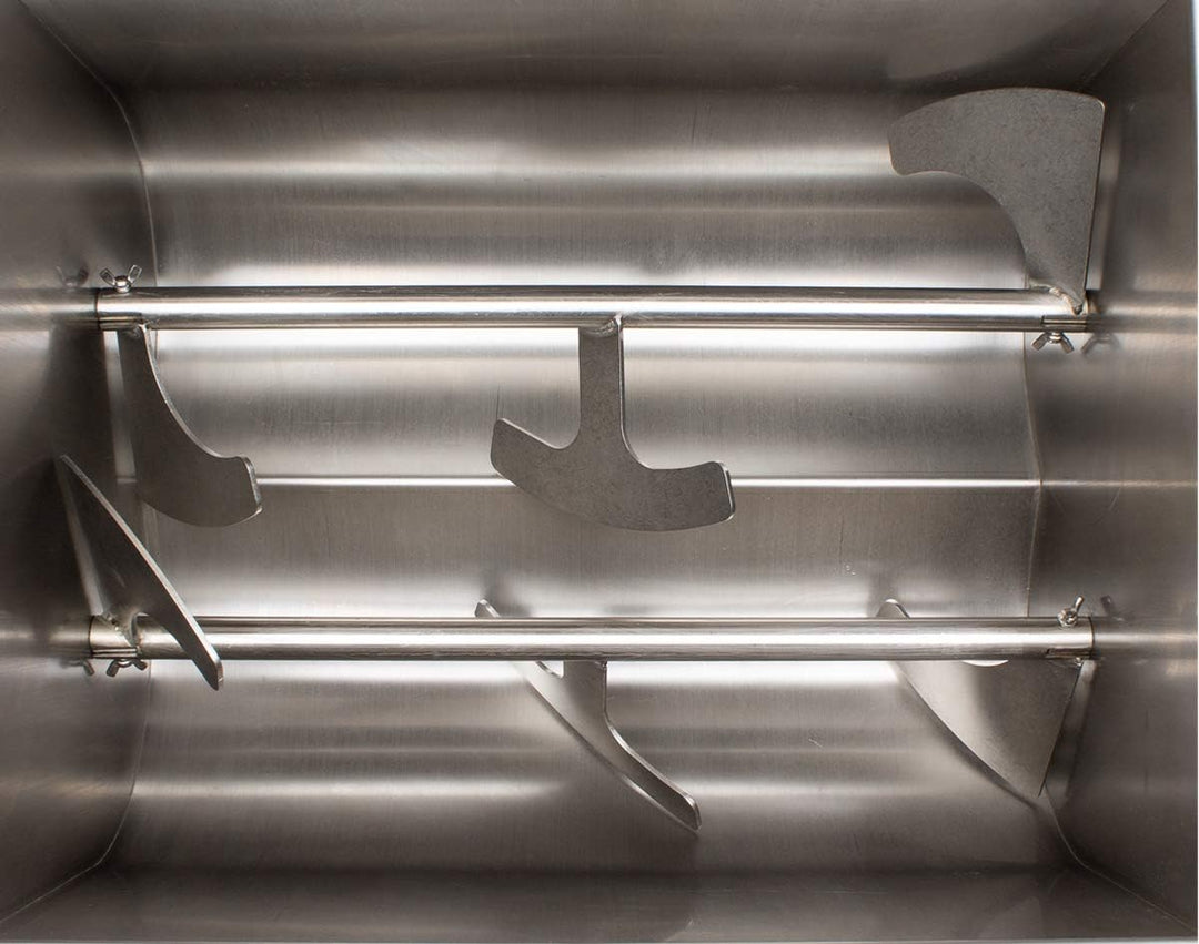 Beeketal 'FMD50' Gastro Marinator Vermenger aus Edelstahl mit ca. 50 Liter Volumen, 2 Butterfly-Misc