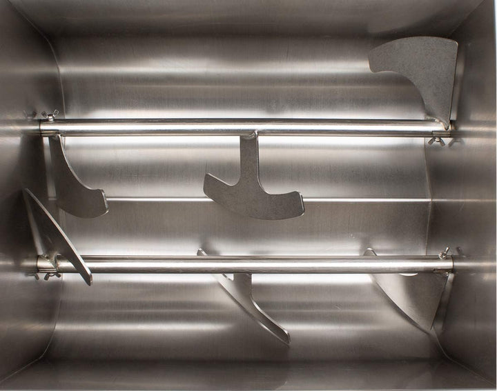 Beeketal 'FMD50' Gastro Marinator Vermenger aus Edelstahl mit ca. 50 Liter Volumen, 2 Butterfly-Misc